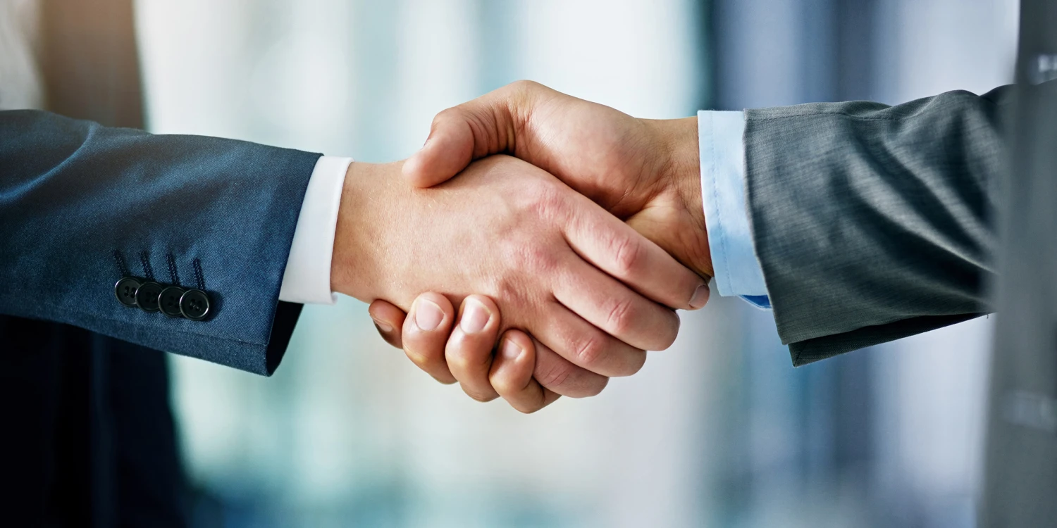 Professional handshake